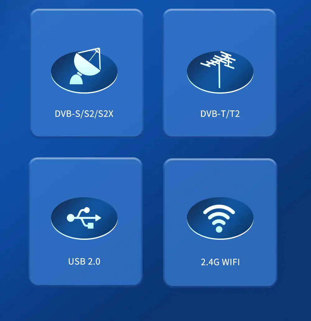 GTmedia V8 Finder Pro 2 DVB-S2X/S2/S/T2/T/C H.265 Suporte para 2,4G