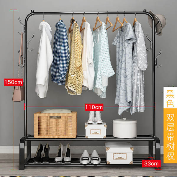 Varal de piso monobarra simples para quarto e varanda