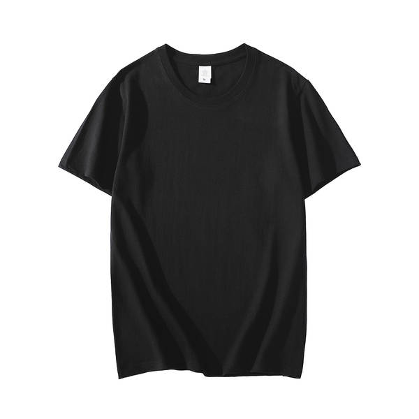 T-shirt de algodão curto de 200 gramas de madeira pura de algodão puro de 20 cores disponível para o fornecimento de camisetas culturais vazias de grande porte