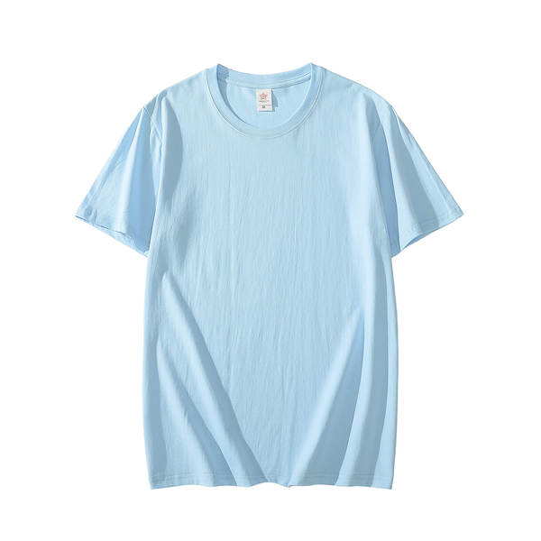 T-shirt de algodão curto de 200 gramas de madeira pura de algodão puro de 20 cores disponível para o fornecimento de camisetas culturais vazias de grande porte