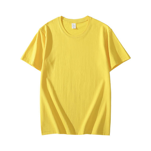 T-shirt de algodão curto de 200 gramas de madeira pura de algodão puro de 20 cores disponível para o fornecimento de camisetas culturais vazias de grande porte