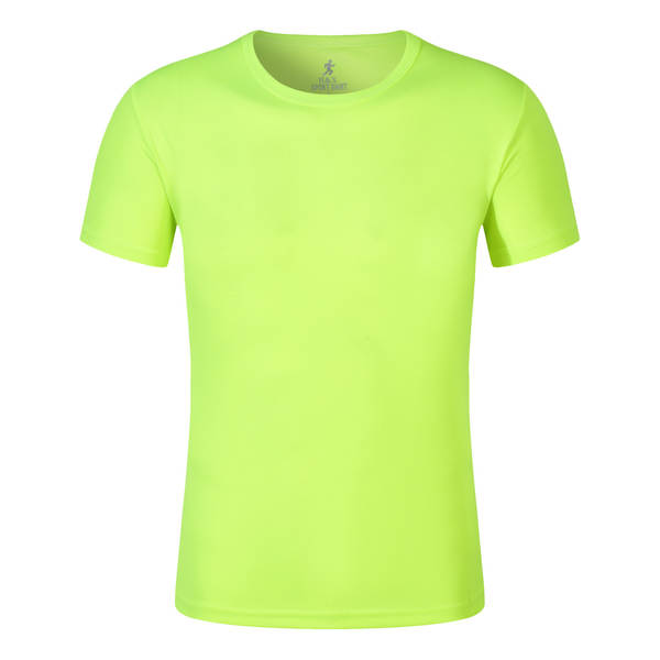 Vestido de trabalho todo o corpo impressão pulseira curta colar T-shirt impressão maratona roupa de roupa de esporte rápida T-shirt anúncio logo personalizado