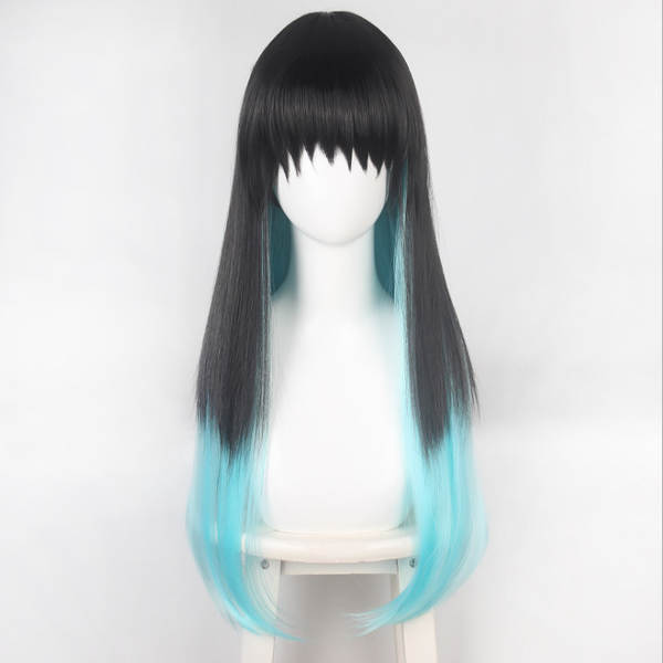 Coloque o cabelo no chão com o cabelo preto duplo.