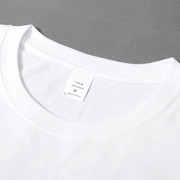 T-shirt de algodão branco e branco para homens e mulheres com camisa de roupa masculina de 220 gramas