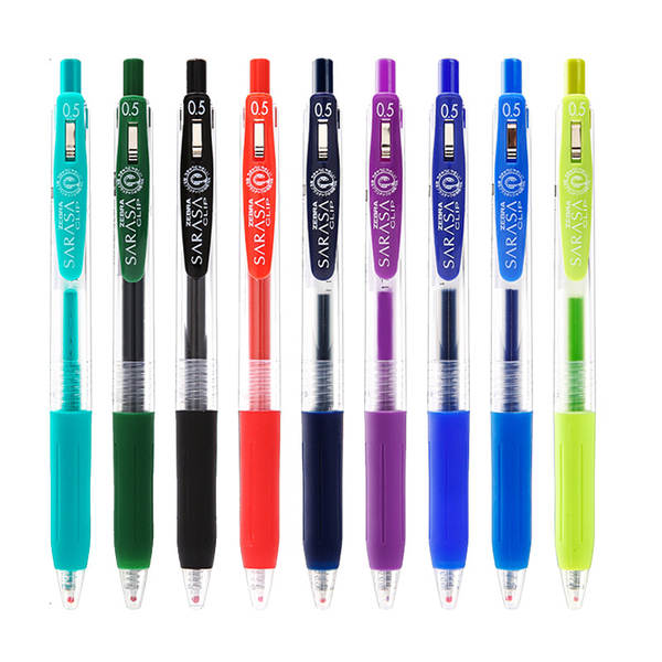 Japão Zebra Zebra JJ15 tinta de tinta neutra de cor 22 tinta de tinta de água estudante assinatura