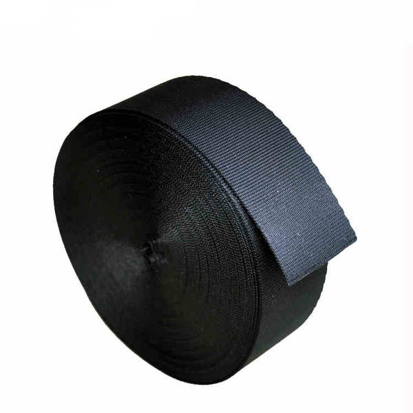 Preço líquido preto 2 2.5CM 3.2CM 3.8CM 5cm de fibra de nylon de tela plana