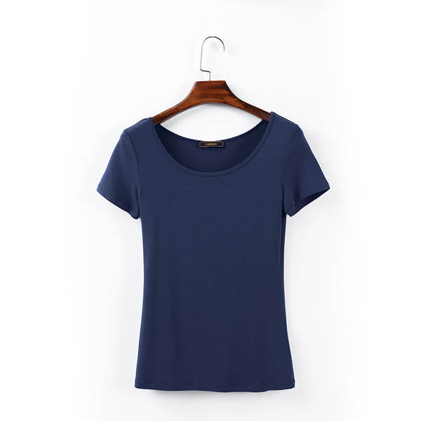 T-shirt feminino de pulso curto para o verão T-shirt feminino K242A