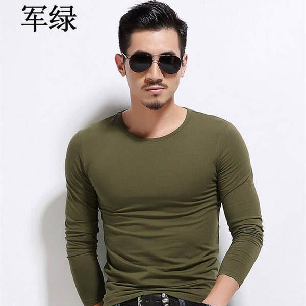 Camiseta longa manga masculina