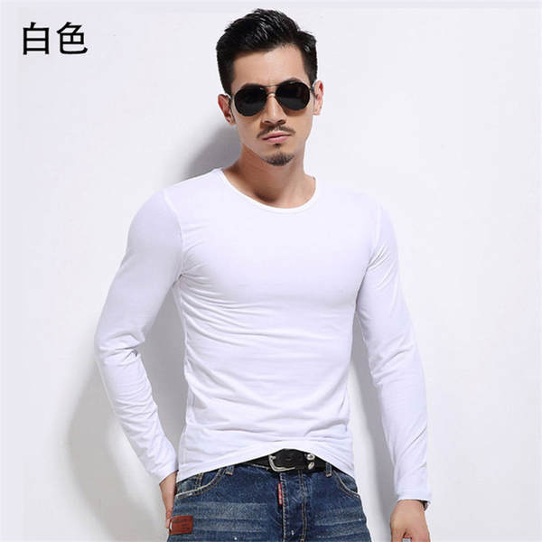 Camiseta longa manga masculina