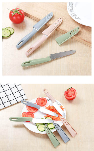 Faca de frutas inox portátil