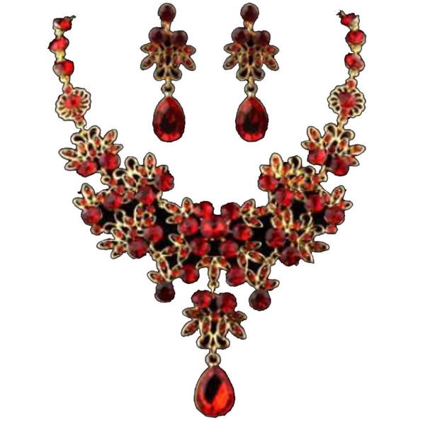Conjunto de Colar e Brinco de Casamento