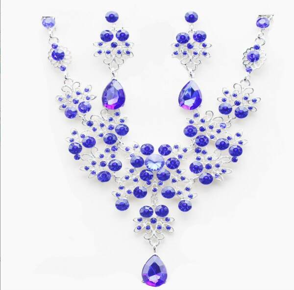 Conjunto de Colar e Brinco de Casamento