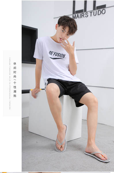 Sandália de borracha masculina