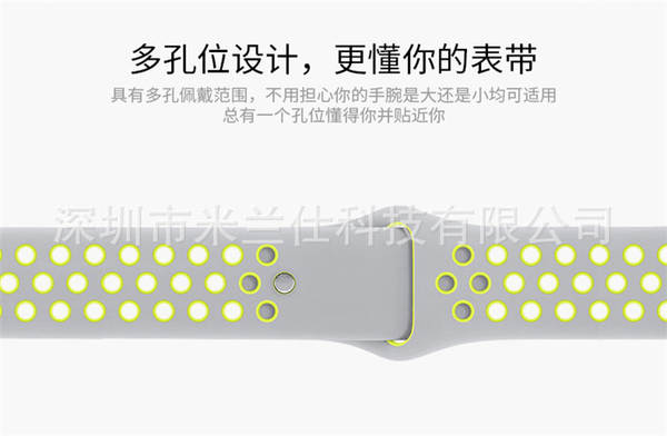 Pulseira esportiva de silicone nike dupla cor S11 compatível com apple iwatch 6 7 8 9 10 SE