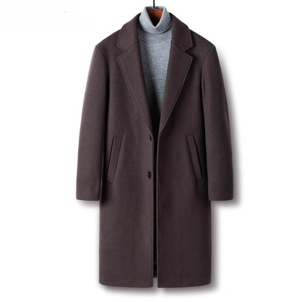 Casaco de lã inverno masculino