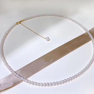 S925 Prata pura de prata quebrada de água doce natural pérola colar colarinho feminino de centenas de peças de luxo de luxo avançado