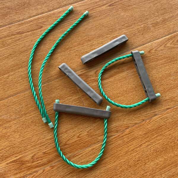 Cordas de nylon verde para caixas