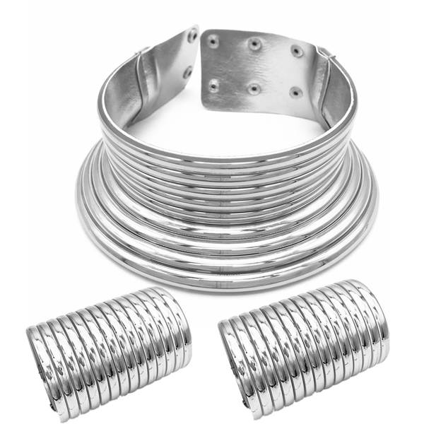 África tribo l colar pulseira suíte exagero colar europeu americano pulseira combinação choker set