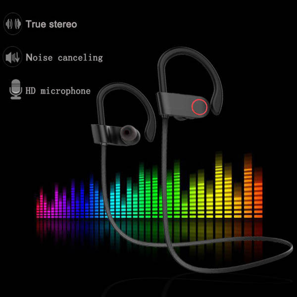 U8 fone de ouvido Bluetooth gancho auricular modelo esportivo longa autonomia compatível Apple entrada auricular headphones