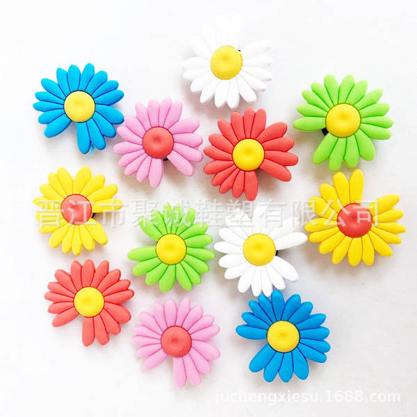Flor para Calçado de Plástico