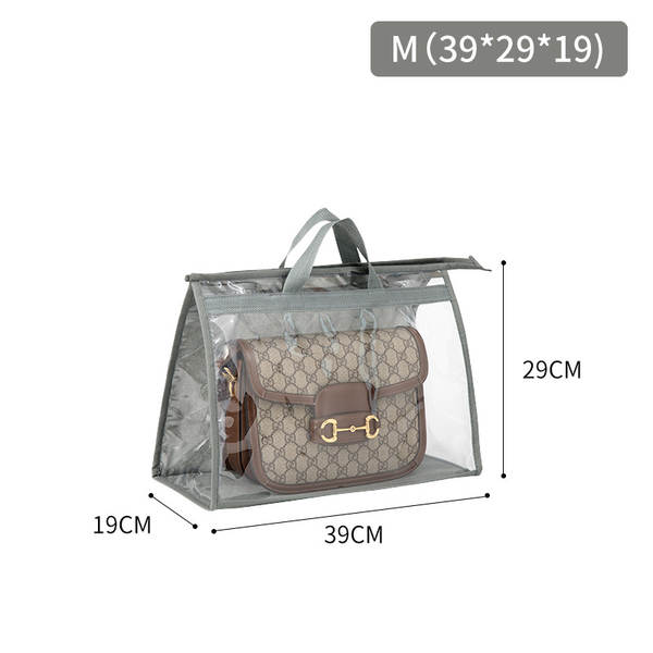Saco de armazenamento de sacolas de alta capacidade do guarda-roupa suspenso de lixo de armazenamento do saco de armazenamento do PVC visível do saco de poeira