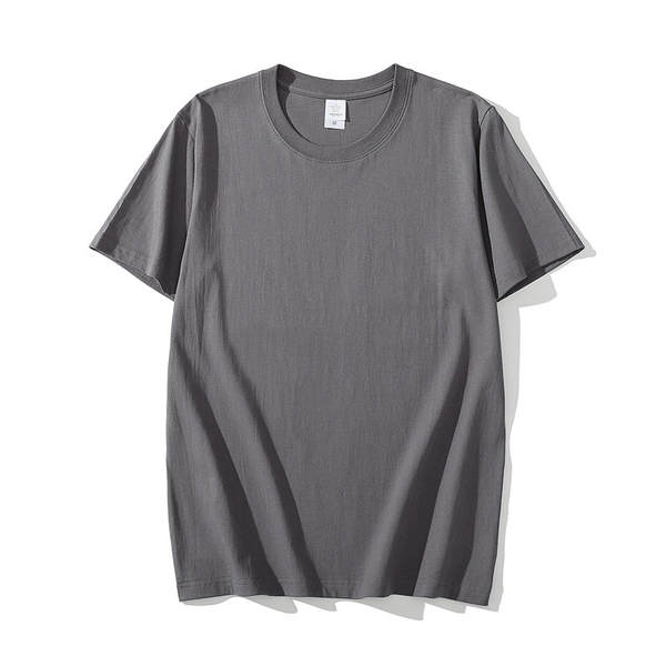 T-shirt de algodão curto de 200 gramas de madeira pura de algodão puro de 20 cores disponível para o fornecimento de camisetas culturais vazias de grande porte