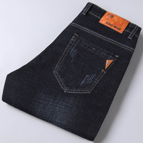 Fabricante de vendas diretas de jeans fina de verão de 2026 para homens de calça reta corpos flexíveis calças de lazer para homens jovens calças