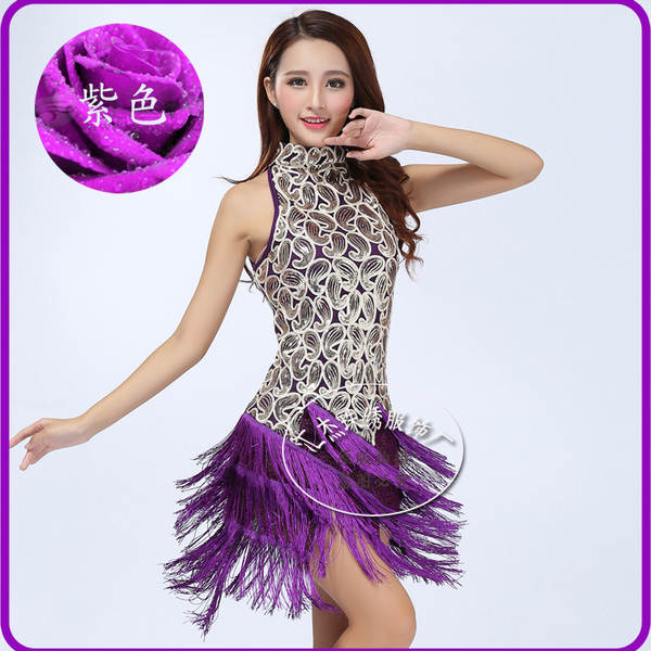 Traje de Dança com Franjas para Palco