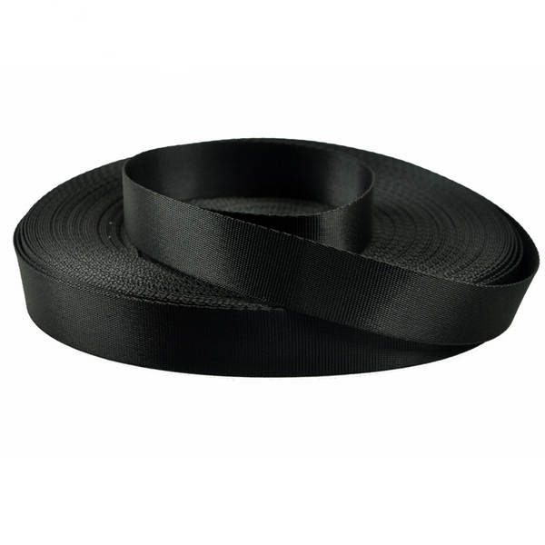 Preço líquido preto 2 2.5CM 3.2CM 3.8CM 5cm de fibra de nylon de tela plana
