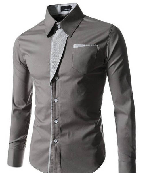 Venda rápida EBAY T-shirts de moda T-shirts de cor masculina T-shirts de mão longa para homens Novas