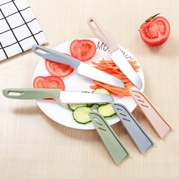 Faca de frutas inox portátil