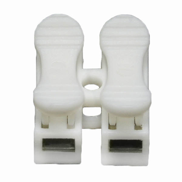 Disponível CH-2 terminal de ligação rápida 2 em 2 conectores de saída 2 conectores de iluminação LED anti-incêndio
