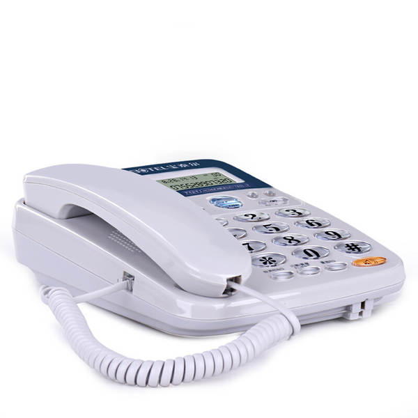 Bottle T121 telefone fixo de escritório para clientes de telefone doméstico com interfaces duplas para chamadas telefônicas
