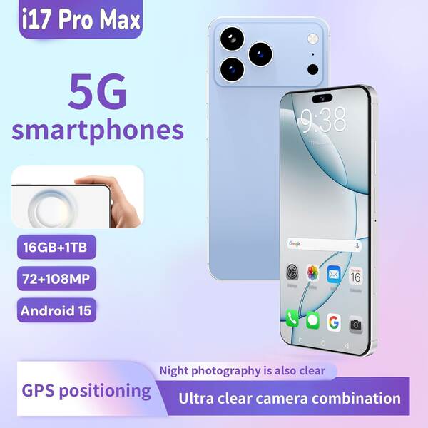 Cugo Cross Border Phone i17 Pro Max Botão lateral 3+64GB Android 14 tela 7.3 4G