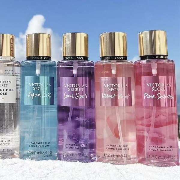 Victoria's Secret Perfume Spray Lubrificante Aquático Leite Permanente Flocos de Flocos de Aroma Humidificante 250ml