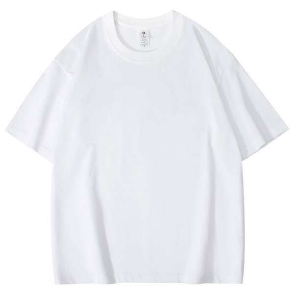 T-shirt feminino de pulso curto personalizado logo de trabalho camisa cultural de 220 gramas de algodão puro camisa feminina