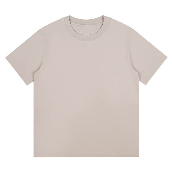 230 gr de corda T-shirt de pulseira curta para homens e mulheres vestido de verão peso pesado algodão puro relaxante roupa de banho pura vestido branco