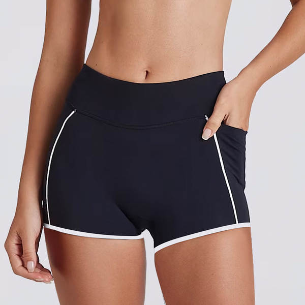 Férias transfronteiriças dois pedaços de cor branca corrida calças de fitness V colar de pescoço esportes roupas íntimas peito yoga roupa de roupa