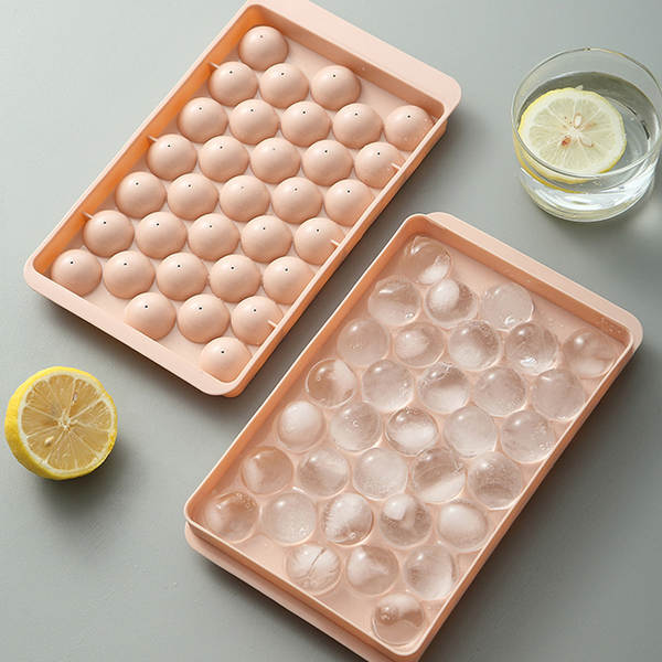 Moldes de Gelo Redondos Plásticos para Geladeira