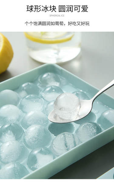 Moldes de Gelo Redondos Plásticos para Geladeira
