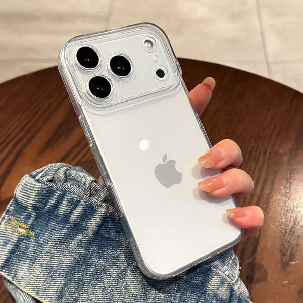 Capa Espacial Transparente para iPhone 17 Promax Apple 16e/17pro Soft Shell 17air