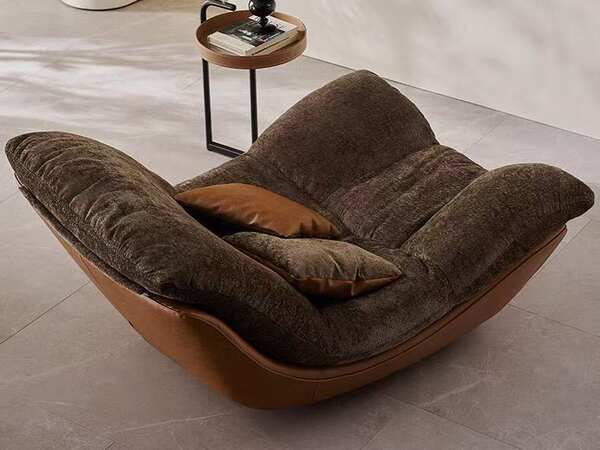 Designers nórdicos criativos modernos simples sala de estar relaxante sofá cadeira de cama preguiçoso quarto casa sofá cadeira de alta qualidade
