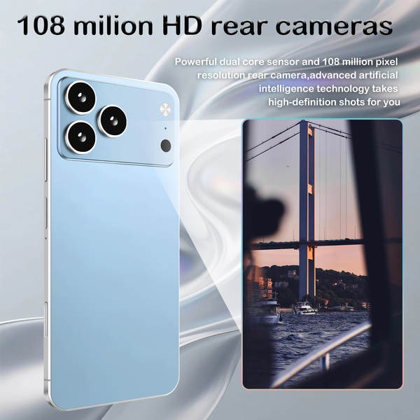 Cugo Cross Border Smartphone i17 Pro Max Botão lateral 3+64 Android 15 tela 7.3 4G Cash