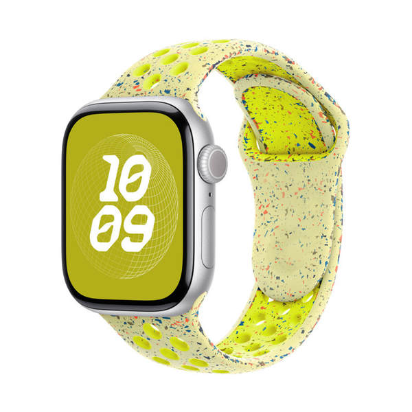 Pulseira esportiva de silicone nike dupla cor S11 compatível com apple iwatch 6 7 8 9 10 SE