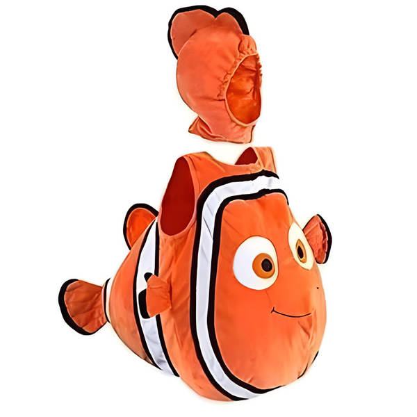 Nemo Clown Peixes Traje de Animação Submarino Total Mobilização Peixes Amarelos Papel de Dança de Halloween Performance Traje Nemo
