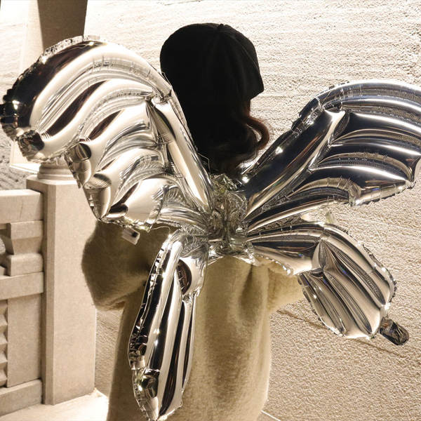 Brinquedos brilhantes de balão com asas de borboleta brinquedos de aniversário de aniversário para crianças arranjos de fotos de decoração