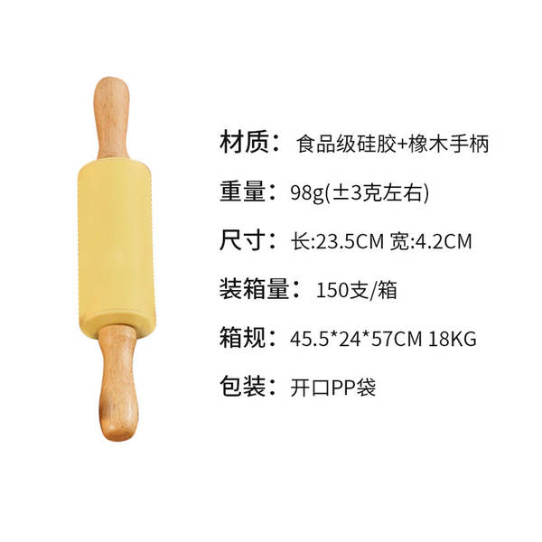 Rolo de silicone para massa