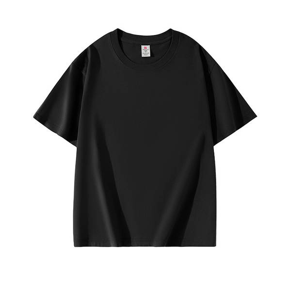 Guangdong Ware 2025 Verão limpo e fresco 695#220 gramas de algodão puro de ombro curto T-shirt 14 cor
