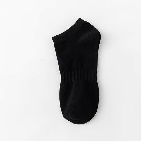 Meia 7A antibacteriana Xinjiang masculina feminina primavera outono preto branco média altura masculina anticheiro esportiva respirável