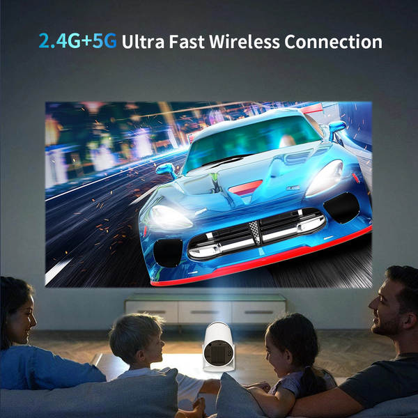 Projector HY300 Mini de alta definição, projetor portátil de canhão, projetor Wi-Fi transfronteiriço exclusivo